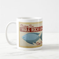 Table Rock Lake Fish Vintage Travel
