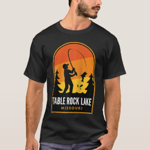Table Rock Lake Missouri Fishing Raglan T-Shirt