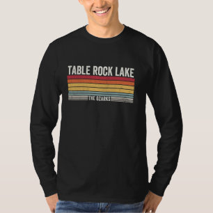 Table Rock Lake Missouri, Retro Sunset Table Rock T-Shirt