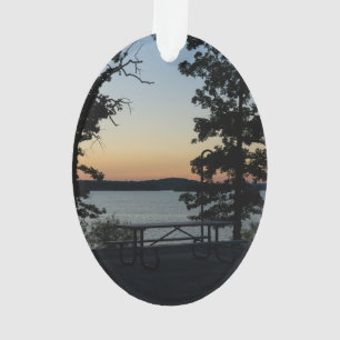 Table Rock Silhouette Sunset Ornament