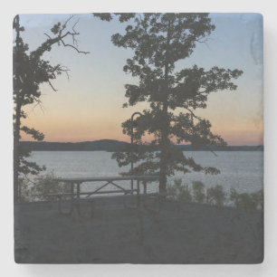 Table Rock Sunset Stone Coaster