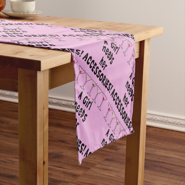 TABLE RUNNER - A GIRL NEEDS HER ACCESSORIES (In Situ)