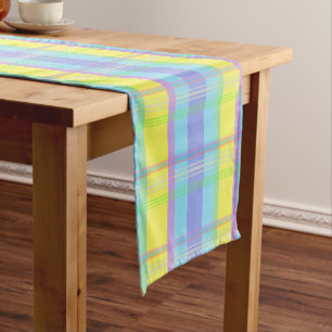Table Runner-Easter Plaid Medium Table Runner