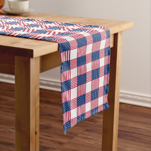 Table Runner-July 4th Flag Short Table Runner