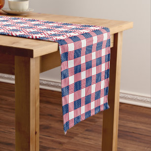 Table Runner-July 4th Flag Short Table Runner