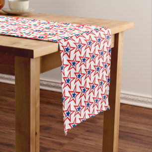 Table Runner-July 4th Stars Short Table Runner