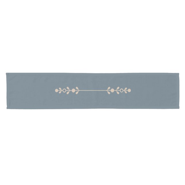Table Runner Neutral Farmhouse Baby's Breath (Horizontal)