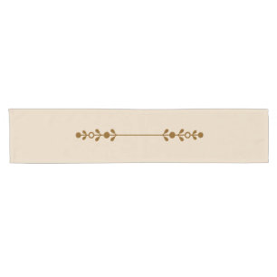 Table Runner Neutral Farmhouse Floral Design