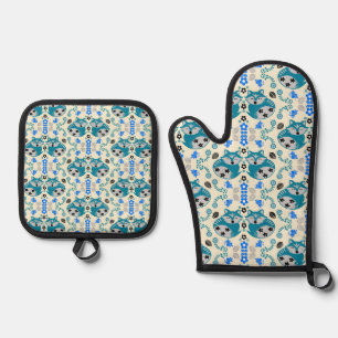 Table Runner Oven Mitt & Pot Holder Set