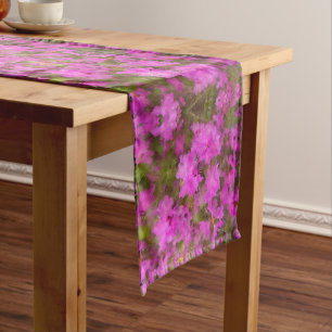 Table Runner Purple Rhododendron