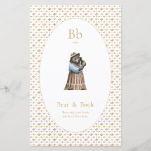 Table signage - books