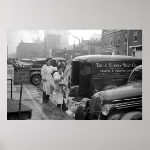 Table Supply Meat Co., Omaha: 1938 Poster