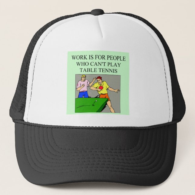TABLE TENNIS1 TRUCKER HAT (Front)