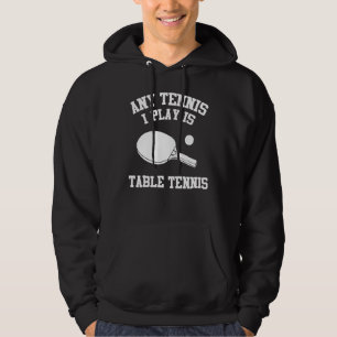 Table Tennis Apparel   Tennis Players Design Hoodie