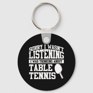 Table Tennis Apparel Top Fun Tennis Players Desig Key Ring