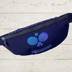 Table tennis bag for balls retro in dark blue