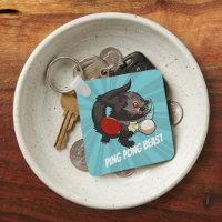 Table Tennis Bearcat Ping Pong Binturong Cartoon