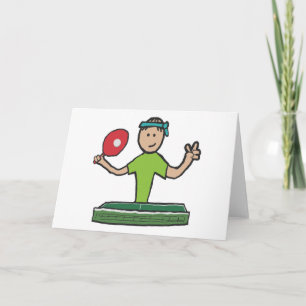 Table Tennis Card