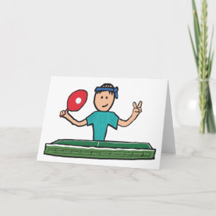 Table Tennis Card