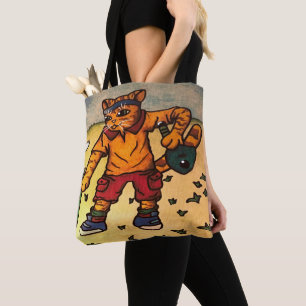 Table Tennis Cat Tote Bag