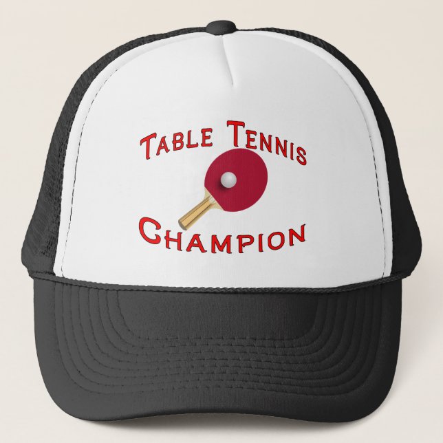 Table Tennis Champion Trucker Hat (Front)