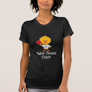 Table Tennis Chick Tee Shirt