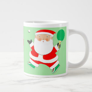 Table Tennis Christmas Large Coffee Mug