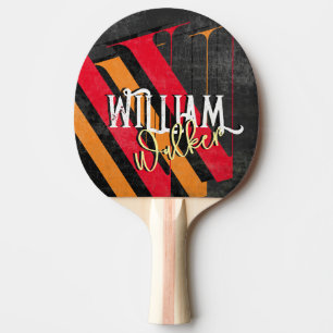 Table Tennis Custom Name Ping Pong Paddle