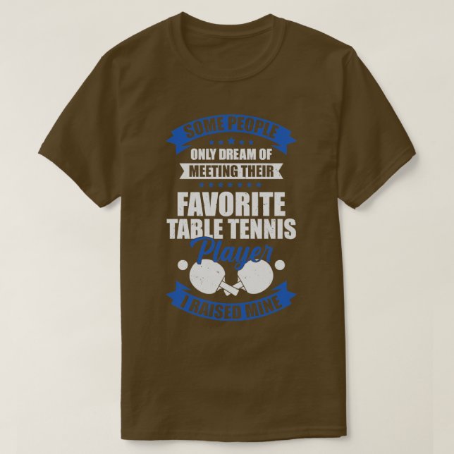 Table Tennis Dad Father Gift  T-Shirt (Design Front)