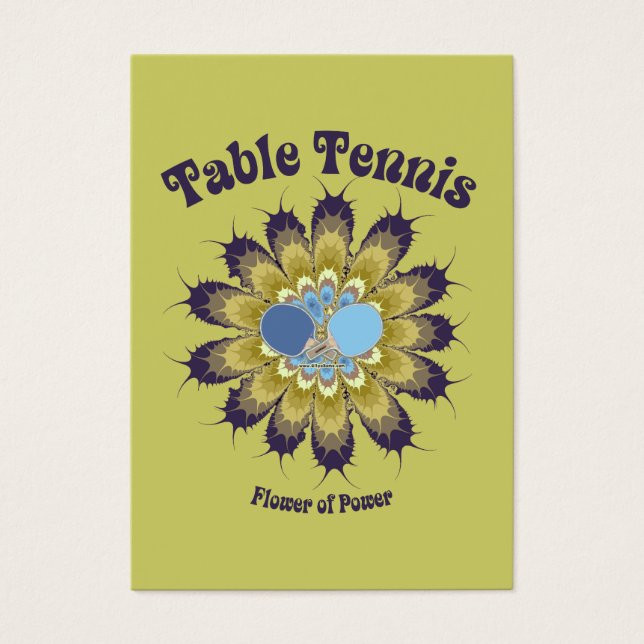 Table Tennis Flower of Power (Front)