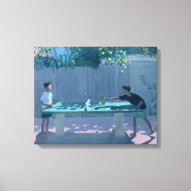 Table Tennis France 1996 Canvas Print (Front)