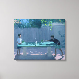 Table Tennis France 1996 Canvas Print