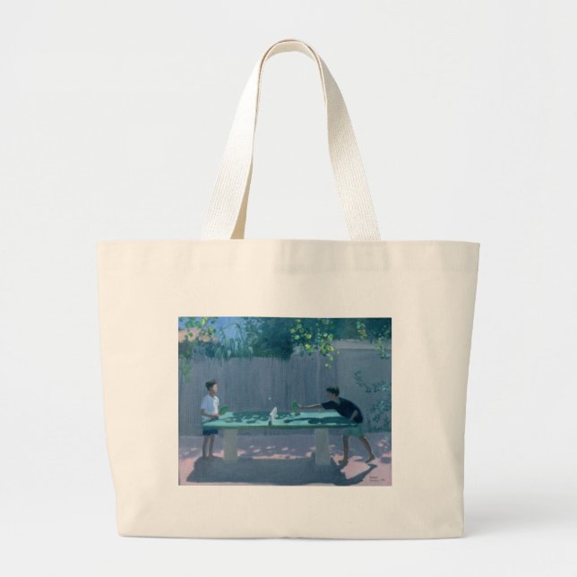 Table Tennis France 1996 Large Tote Bag (Front)
