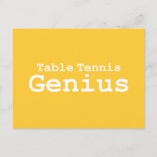 Table Tennis Genius Gifts Postcard