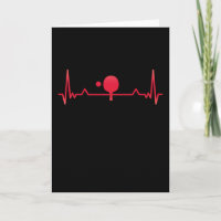 Table Tennis Heartbeat Ping-pong Funny Gift