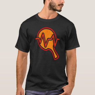 Table Tennis Heartbeat Ping Pong   T-Shirt