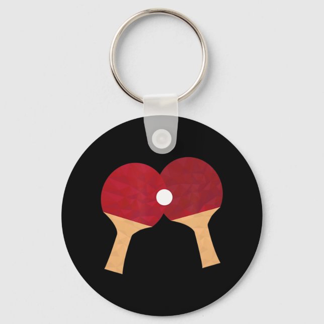 Table Tennis  Key Ring (Front)