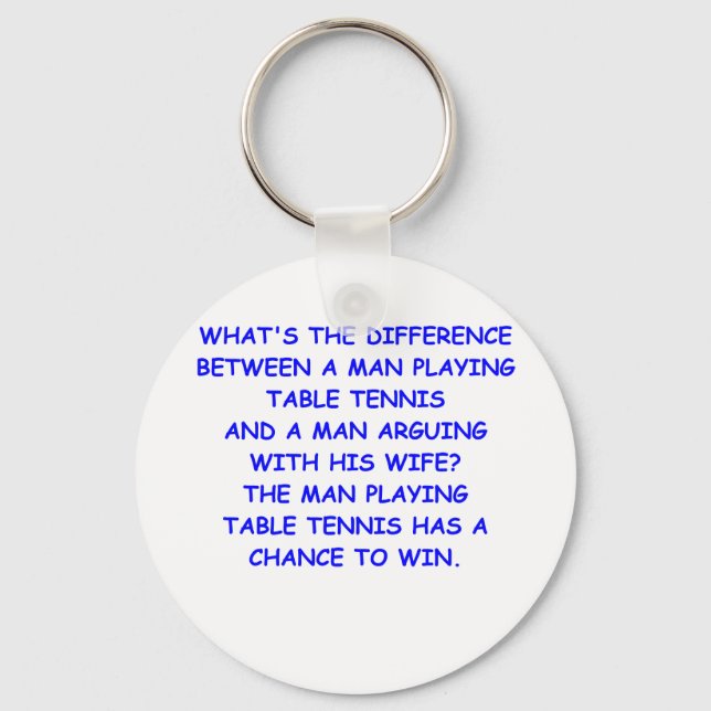 table tennis key ring (Front)