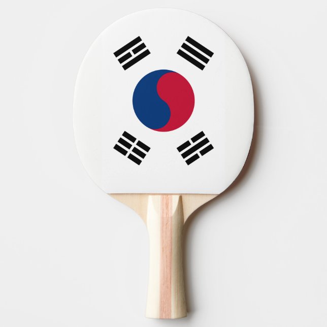 Table Tennis Korean Team Paddle (Front)