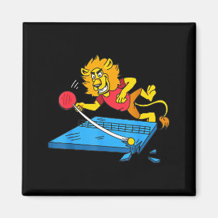 Table Tennis Lion Ng Ng Lion Outfit Table Tennis  Magnet