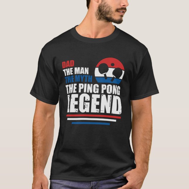 Table tennis  men women   ping pong T-Shirt (Front)