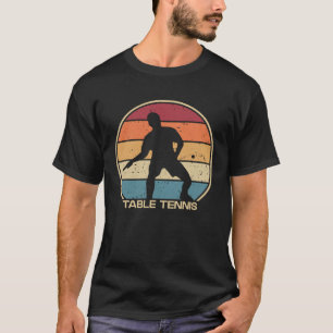 Table Tennis Paddles Balls Table Tennis Profi Ping T-Shirt