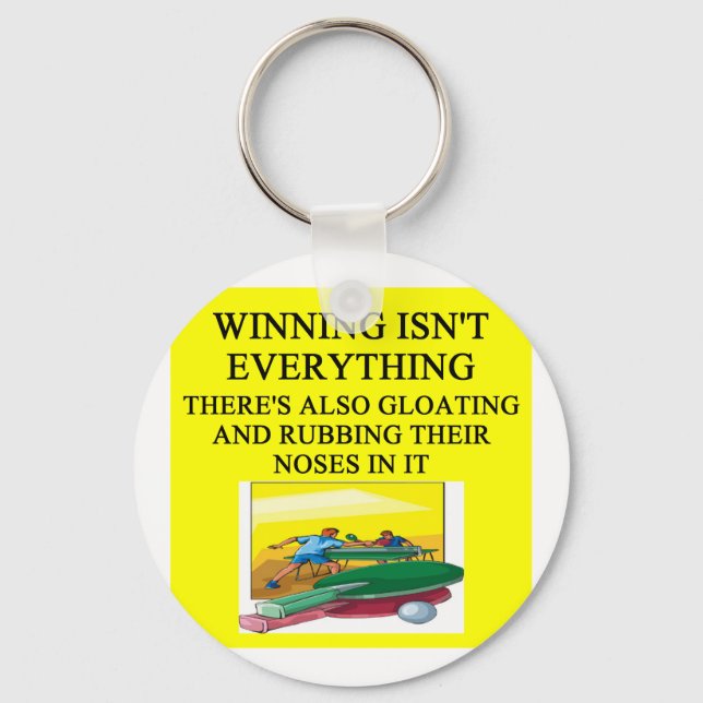 table tennis ping pong key ring (Front)