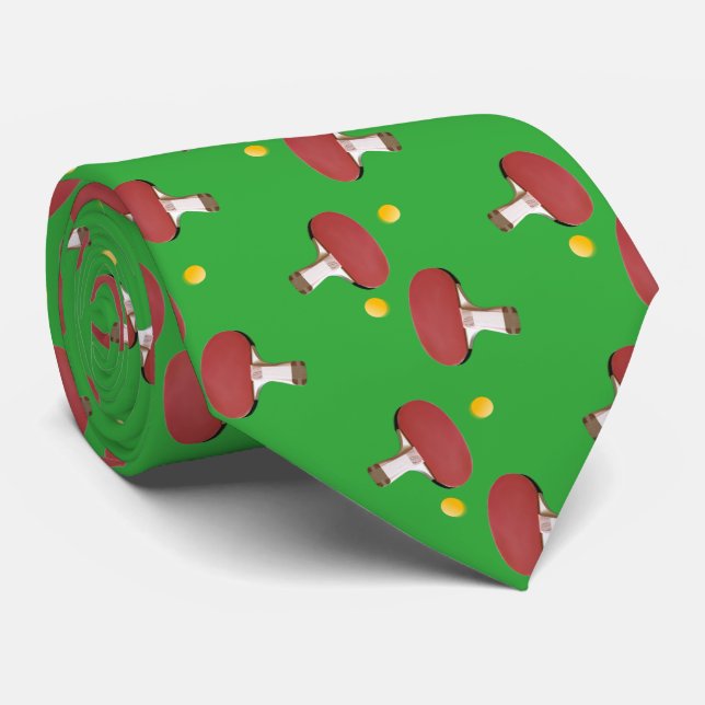 Table tennis, ping pong mens tie (Rolled)