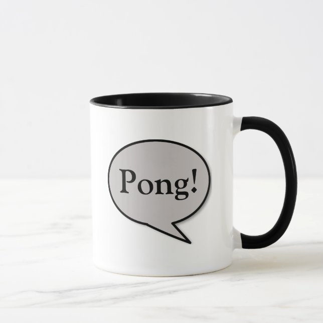 Table Tennis Ping? Pong! Mug (Right)