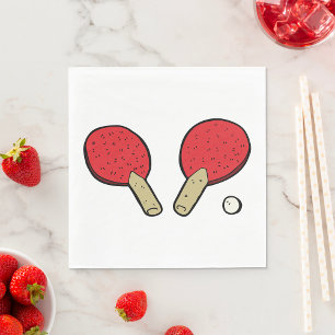Table Tennis Ping Pong Napkin