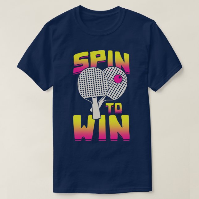 Table Tennis Ping Pong Player Club Outfit 5 T-Shirt (Design Front)