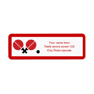 Table tennis ping-pong rackets and ball black, red