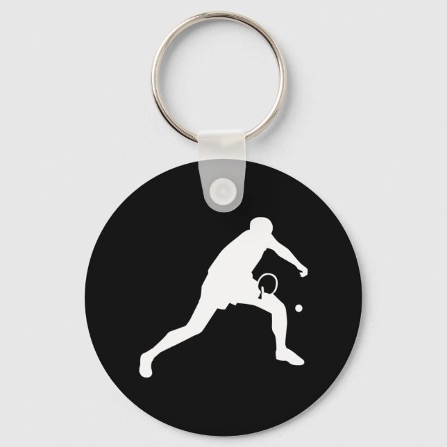 Table tennis player  key ring (Front)