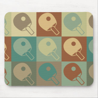 Table Tennis Pop Art Mouse Pad